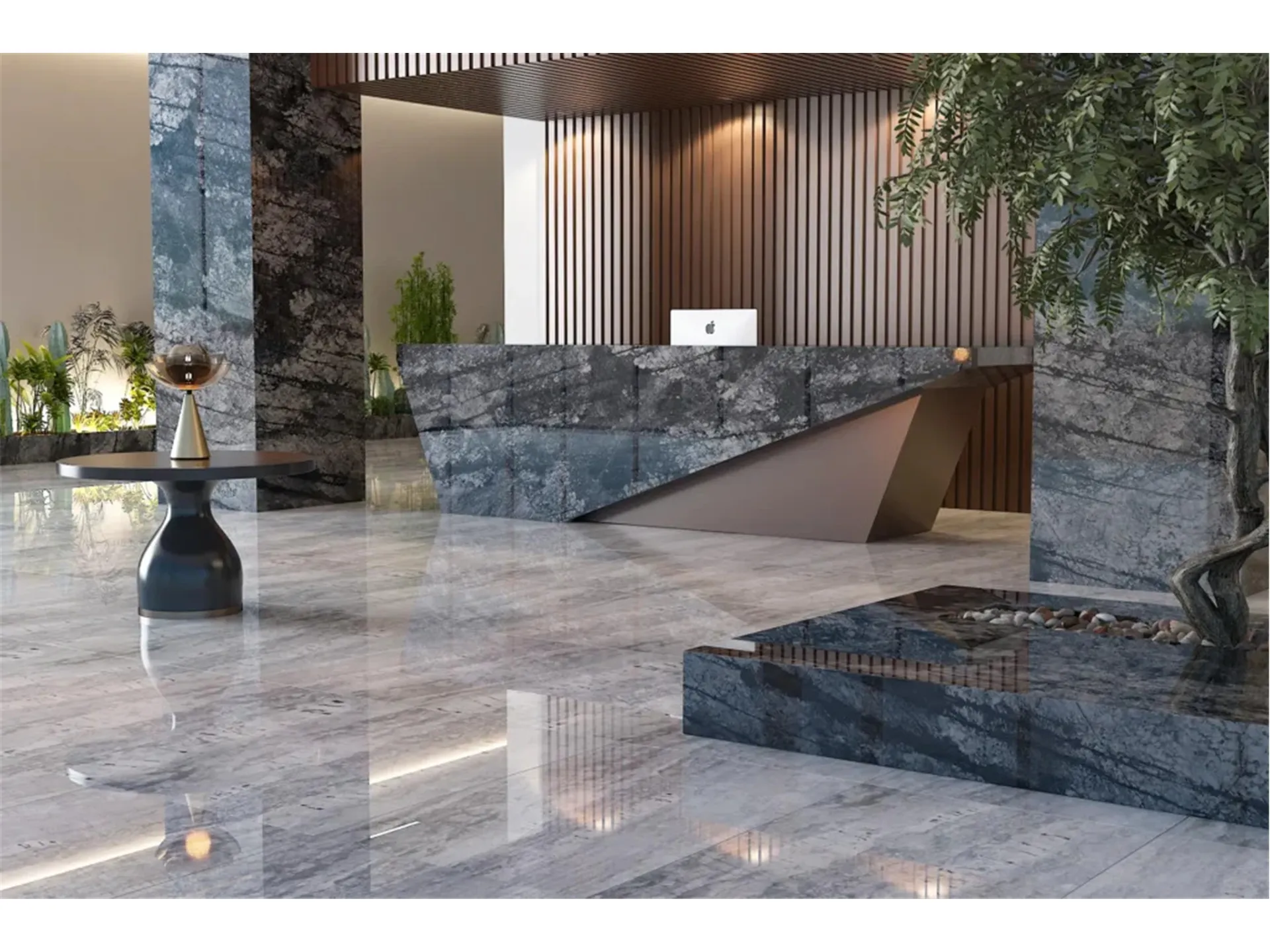 Combinations of Marble and Natural Stones